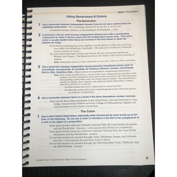 A Beka Book Grammar And Composition III 5th Edition Teacher Key Homeschool Book‎ - Picture 9 of 12